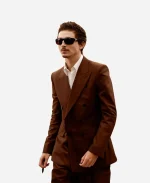 Timothée Chalamet 2026 2026 Paris Premiere Brown Suit