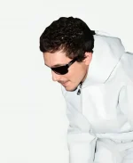 Timothée Chalamet 2026 Paris After Party White Hooded Jacket