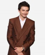 Timothée Chalamet 2026 Premiere Brown Blazer