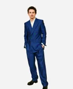 Timothée Chalamet Oscars 2026 Nominees Luncheon Blue Suit