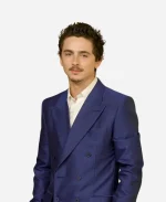 Timothée Chalamet Oscars 2026 Nominees Luncheon Suit - Blue