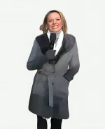 Today Show 2026 Dylan Dreyer Ombre Coat - Grey