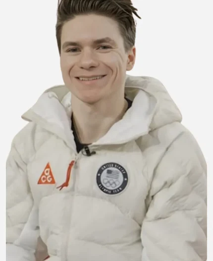 Today Show 2026 Team USA Maxim Naumov Puffer Jacket