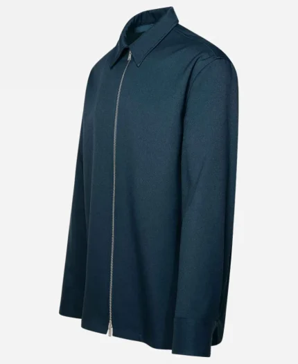 Tom Hopper Blue Cotton Jacket