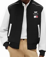 Tommy Hilfiger x Cadillac F1 Black Varsity Jacket