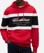 Tommy Hilfiger x Cadillac F1 Team Red Colorblock Hoodie