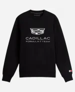 Tommy Hilfiger x Cadillac Formula 1 Team Logo Black Sweatshirt