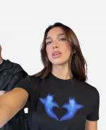Two Hearts Album 2026 Dua Lipa Graphic Black T-Shirt