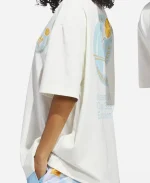 Unisex Adidas 2026 Basketball Crest White T-Shirt