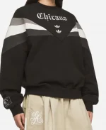 Unisex Adidas x Willy Chavarria Chicano Black Crewneck 2.0 Sweatshirt