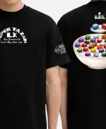 Unisex Bad Bunny x NFL Super Tazón Cereal Bowl Black Graphic T-Shirt