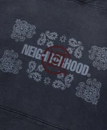 Unisex CLOT x Neighborhood Black Pullover Hoodie