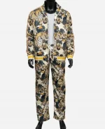Unisex Tigers And Toucans Printed Tracksuit