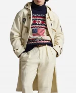 Usher Winter Olympics 2026 Polo Ralph Lauren Team USA Toggle Coat