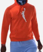 WNBA 2026 Kobe Bryant Oversized Orange Fleece Hoodie