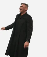 WWE Monday Night RAW 2025 Gunther Black Trench Coat 