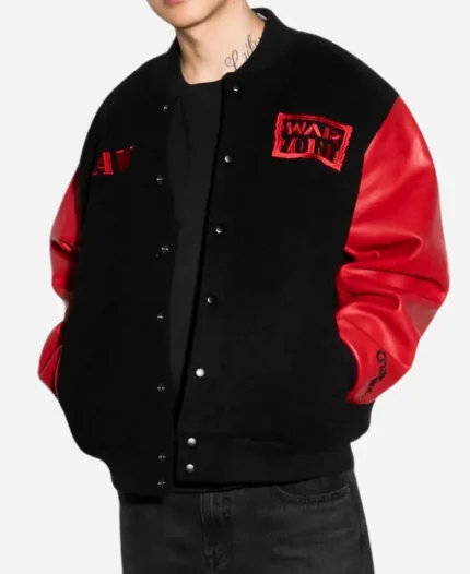 WWE Raw Is War Varsity Jacket