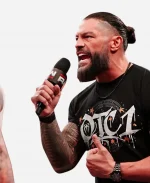 WWE Roman Reigns Gold OTC1 Black T-Shirt