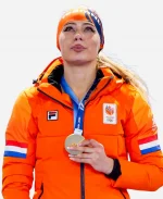 Winter Olympic 2026 Milano Cortina Jutta Leerdam Team Netherlands Puffer Jacket
