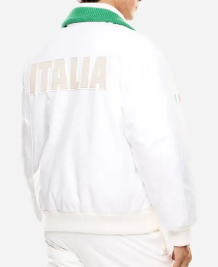 Winter Olympic 2026 Shablo Team Italy EA7 White Jacket