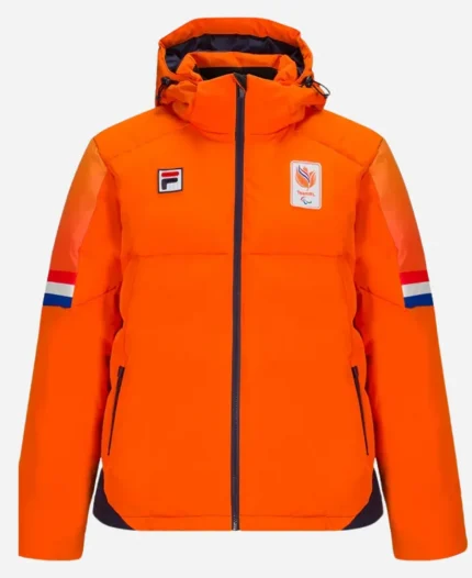 Winter Olympics 2026 Opening Ceremony Netherlands Orange Jacket