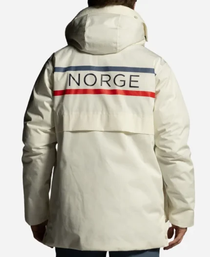 Winter Olympics 2026 Team Norway Opening Ceremony Jacket In Off White
