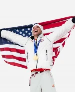 Winter Olympics Alex Ferreira Team USA Jacket - White