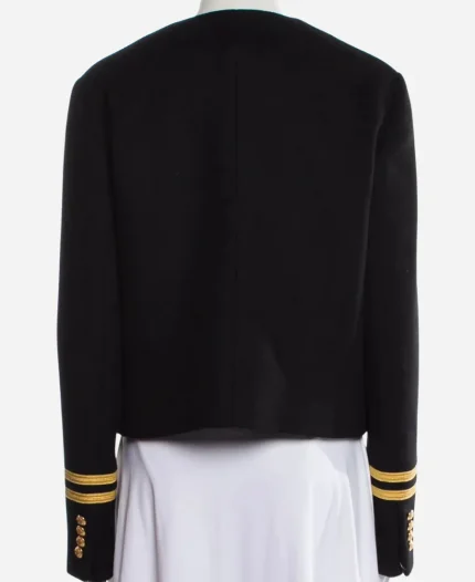 Women's Celine Captain Spencer Black & Gold Jacket