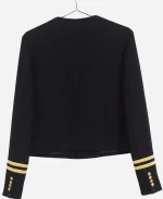 Women's Celine Captain Spencer Millitry Black & Gold Jacket