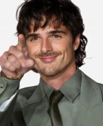 Wuthering Heights 2026 UK Premiere Jacob Elordi Green Trench Coat