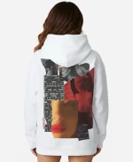 Yes, And Ariana Grande Collage Hoodie - White