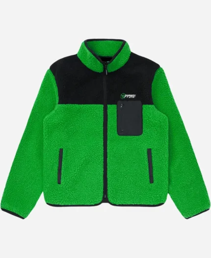 Yugioh Summon Pot of Greed Sherpa Green Jacket