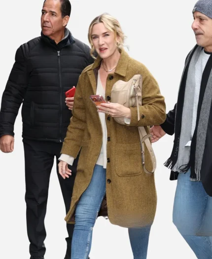 2025 NYC Kate Winslet Long Coat