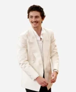 2026 Actor Awards Timothée Chalamet Blazer - White