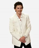 2026 Actor Awards Timothée Chalamet White Blazer - Jacket Era