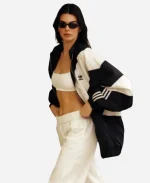 2026 Los Angeles Maybourne Hotel Kendall Jenner Adidas Black & White Jacket