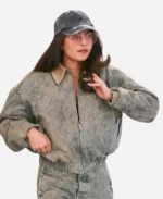 2026 NYC Priyanka Chopra Denim Bomber Jacket