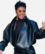 2026 NYC Teyana Taylor Leather Jacket - Black