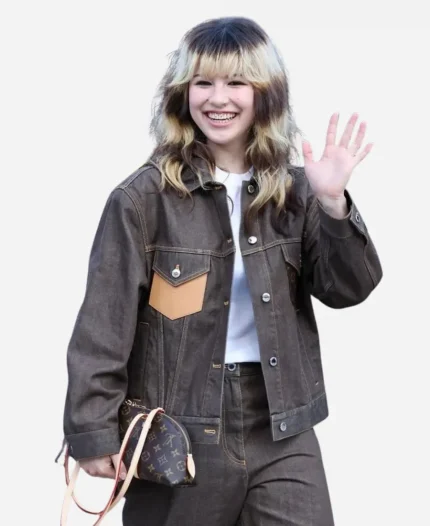 2026 Paris Fashion Week Alysa Liu Denim Jacket