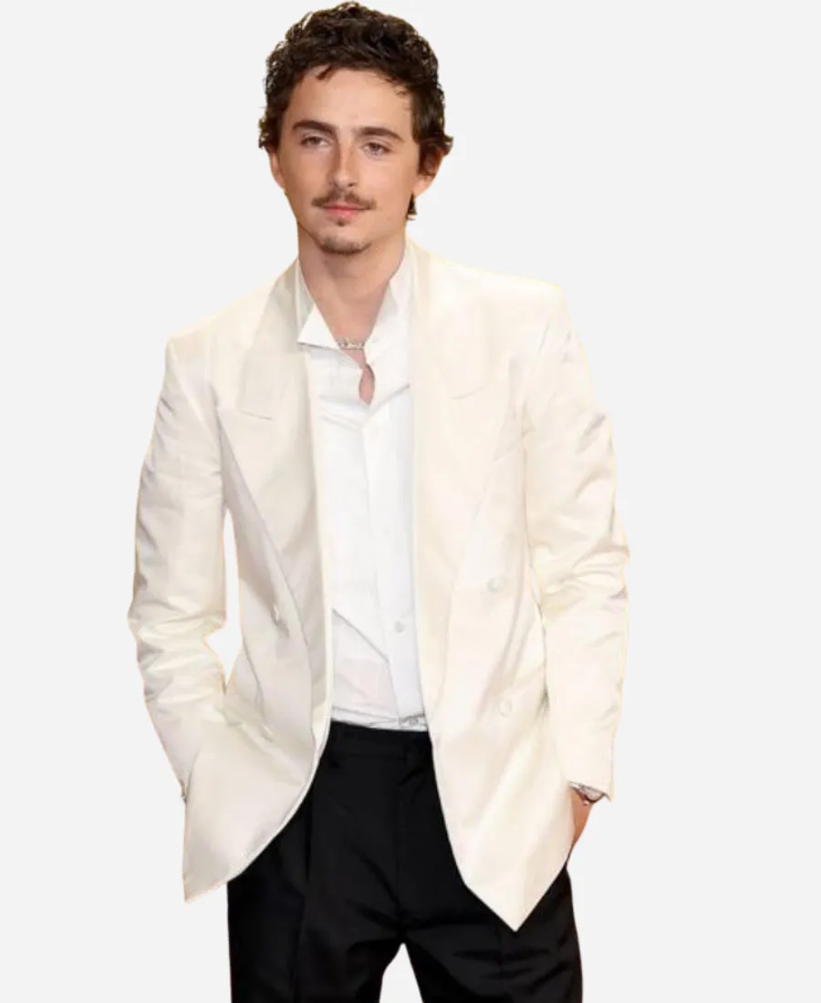 2026 SAG Actor Awards Timothée Chalamet White Blazer 2026 SAG Actor Awards Timothée Chalamet White Blazer