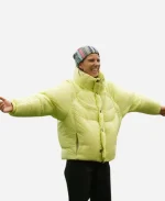 2026 SheBelieves Cup Tobin Heath Oversized Yellow Puffer Jacket