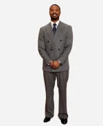 32nd Actor Awards Michael B. Jordan Grey Double-Breasted Suit