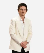 32nd Actor Awards Timothée Chalamet White Blazer