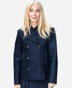 46th Annual Muse Awards New York City 2026 Gwyneth Paltrow Blue Wool Peacoat