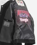 AVIREX x Wrangler Western Workwear Heritage Black Suede Leather Trucker Jacket