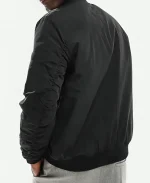 Aaron Pierre Lanterns 2026 John Stewart Black Bomber Jacket