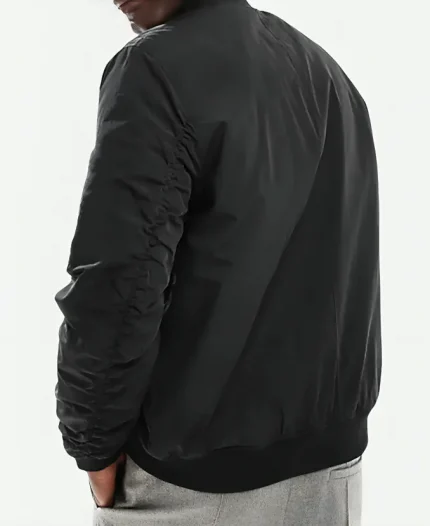 Aaron Pierre Lanterns 2026 John Stewart Black Bomber Jacket