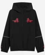 Adidas x Places + Faces Arsenal 25-26 Hooded Jacket In Black