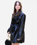 Aimee Lou Wood Paris Fashion Week Black Jacket