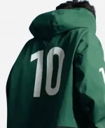 American Rapper Chief Keef Italy Green Hooded Shell Jacket